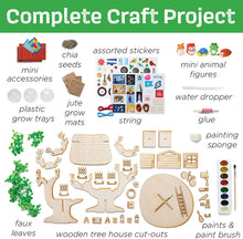 Load image into Gallery viewer, Creativity for Kids Build and Grow Tree House Craft Kit - Treehouse Playset Toy for Boys and Girls, Classic Toys for Kids