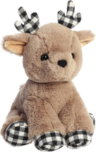 Load image into Gallery viewer, Aurora Plush - Merry Reindeer - 11" Taupe