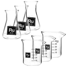Load image into Gallery viewer, Drink Periodically Set of 6 Shot Glasses-Rum