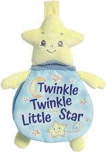 Load image into Gallery viewer, Ebba - Soft Books - 9" Story Pals - Twinkle Twinkle Little Star, Yellow