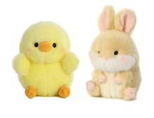 Load image into Gallery viewer, Aurora Rolly Pets Set of 2: Chickadee Chick &amp; Lively Bunny