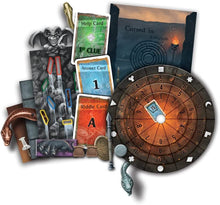 Load image into Gallery viewer, Exit: The Game Escape Room Bundle: The Forbidden Cabin, The Polar Station, and The Cursed Labyrinth with Exclusive Myriads Drawstring Bag