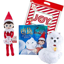 Load image into Gallery viewer, Elf on the Shelf Arctic Fox Tradition Set 12" Plushee Pal Light Girl Elf Snuggler, Exclusive Joy Bag