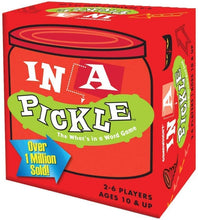 Load image into Gallery viewer, Gamewright Party Game Set of 4: Think 'N Sync, In a Pickle, Say It!, Hit or Miss with Myriads Drawstring Bag