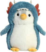 Load image into Gallery viewer, Aurora PomPom Penguin Holiday Bundle: PomPom Santa, Dragon and Unicorn, with Drawstring Bag