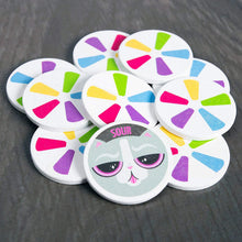 Load image into Gallery viewer, SparkleKitty: The Magical Family Card Game, with Team Play Tokens Expansion and Drawstring Bag