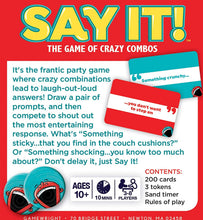 Load image into Gallery viewer, Gamewright - Say It! The Game of Crazy Combos