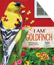 Load image into Gallery viewer, Madd Capp I AM GOLDFINCH Animal-Shaped Jigsaw Puzzle, 300 Pieces