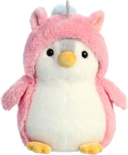 Load image into Gallery viewer, Aurora PomPom Penguin Holiday Bundle: PomPom Santa, Dragon and Unicorn, with Drawstring Bag