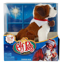 Load image into Gallery viewer, The Elf on the Shelf Christmas Tradition Pets St. Bernard &amp; DVD Santa's St. Bernards Save Christmas