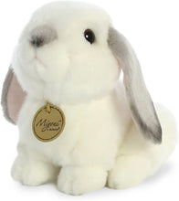 Load image into Gallery viewer, Aurora Miyoni Plush - Lop Eared Rabbit with Grey Ears, 8"
