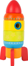 Load image into Gallery viewer, Small Foot - Colorful Wooden Stacking Rocket
