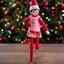 Load image into Gallery viewer, The Elf on the Shelf Claus Couture 2021 Complete Set of 5: Magifreez Tiny Tiding Tutu &amp; Holiday Hipster, Yummy Cooke Nightgown &amp; PJs, Elf Care Kit and Exclusive Joy Bag