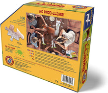 Load image into Gallery viewer, Madd Capp Puzzles Jr. - I AM LiL' LLAMA Animal-Shaped Jigsaw Puzzle, 100 Pieces