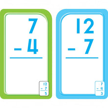 Load image into Gallery viewer, Subtraction 0-12 Flash Cards