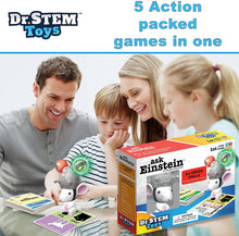 Load image into Gallery viewer, Dr. STEM Toys Ask Einstein Electronic Flash Cards - 1st Grade Skills - Set Includes One Hundred Flashcards and Electronic Interactive Mouse