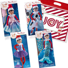 Load image into Gallery viewer, The Elf on the Shelf Claus Couture Fairy Tales Set of 4 Dresses and Exclusive Joy Bag