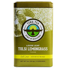 Load image into Gallery viewer, Tima Tea Organic Fair Trade Tulsi Lemongrass Loose Leaf Tea 1 oz.