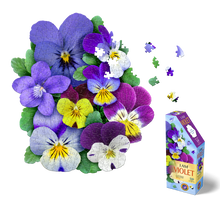 Load image into Gallery viewer, Madd Capp I AM VIOLET Floral-Shaped Jigsaw Puzzle, 350 Pieces
