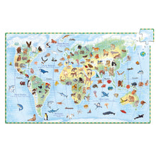 Load image into Gallery viewer, Djeco Observation World Animals + Booklet 100-Piece Puzzle
