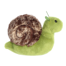 Load image into Gallery viewer, Aurora 8" Flopsie Spring Critters: Beeswax Bee, Ladybug, and Slow Snail with Exculsive Drawstring Bag