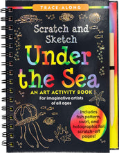 Load image into Gallery viewer, Scratch and Sketch - Under the Sea: An Art Activity Book