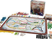 Load image into Gallery viewer, Ticket to Ride Family Board Game Ages 8+For 2 to 5 players Average Playtime 30-60 minutes
