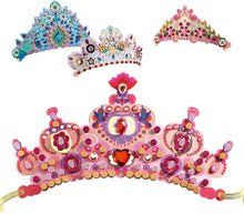 Load image into Gallery viewer, DJECO Like a Princess Mosaic Tiaras Craft Kit