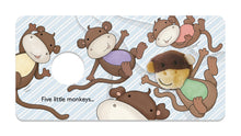 Load image into Gallery viewer, Five Little Monkeys Chunky Board Book with Finger Puppet