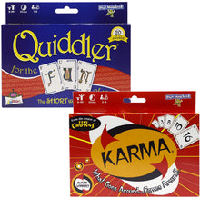 Load image into Gallery viewer, PlayMonster Card Games Set of 2: Karma &amp; Quiddler