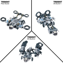 Load image into Gallery viewer, Snap Ships Trident ST-33 Gunship -- Construction Toy for Custom Building and Battle Play -- Ages 8+