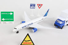 Load image into Gallery viewer, Daron United Airlines Airport Playset