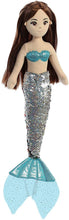 Load image into Gallery viewer, Aurora - Sea Sparkles - 18" Sequin Sparkles - Miya Plush Mermaid Doll