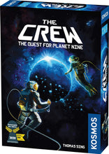 Load image into Gallery viewer, Thames &amp; Kosmos The Crew Set of 2 Board Games: The Quest for Planet Nine and Mission Deep Sea, with Myriads Drawstring Bag