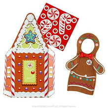 Load image into Gallery viewer, The Elf on the Shelf Claus Couture Winter Wonderland Set: Frosted Fishing Hut and Jolly Gingerbread Activity Set, with Exclusive Joy Travel Bag