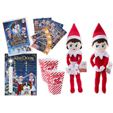 Load image into Gallery viewer, The Elf on the Shelf Festive Family Night with 12" Cookie Plush Elf Light Girl &amp; Boy