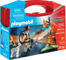 Load image into Gallery viewer, PLAYMOBIL Fire Rescue Carry Case