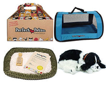 Load image into Gallery viewer, Perfect Petzzz Breathing Plush Cocker Spaniel with a Blue Tote and a Pet Bed