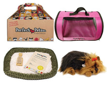 Load image into Gallery viewer, Yorkie Authentic Breathing Petzzz by Perfect Petzzz with Pink Tote For Plush Breathing Pet