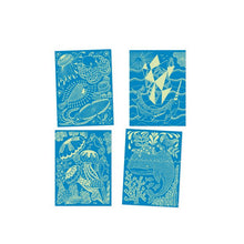 Load image into Gallery viewer, Glow-In-The-Dark "Sea Life" Scratch Cards