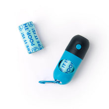 Load image into Gallery viewer, Modern Monkey Poop There It Is 2-in-1 Flashlight and Doggie Bag Dispenser - Assorted Colors