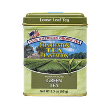 Load image into Gallery viewer, Charleston Tea Plantation Loose Leaf Green Tea Set - Green Tea, and Green Mint Tea in 2.3oz Tins