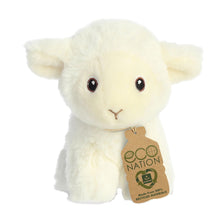Load image into Gallery viewer, Aurora Mini Easter Plush Set of 3: 5" Lamb, Tan Bunny, and Pig with Drawstring Bag