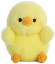 Load image into Gallery viewer, Aurora Plush 5" Rolly Pets: Chickadee Chick, Snowy White Bunny, and Creamy Tan Bunny