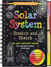Load image into Gallery viewer, Scratch &amp; Sketch Solar System (Trace Along) Hardcover Spiral-Bound