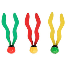 Load image into Gallery viewer, Intex Pool Diving Toys Set of 3: Underwater Fun Balls, Fish Rings, Play Sticks with a Drawstring Bag
