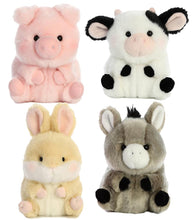 Load image into Gallery viewer, Aurora Rolly Pets Set of 4: Bray Donkey, Chickadee Chick, Prankster Pig, Bunbun Bunny &amp; Bag