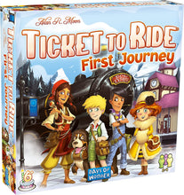 Load image into Gallery viewer, Ticket to Ride First Journey Europe Family Board Game Ages 6+ For 2-4 Players Average Playtime 15-30 minutes