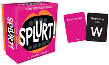 Load image into Gallery viewer, Gamewright Party Game Set of 3: That's It!, Splurt and Hit List with Drawstring Giftbag