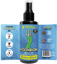 Load image into Gallery viewer, Pooseidon Toilet Elixir (Toilet Spray) by Turdcules